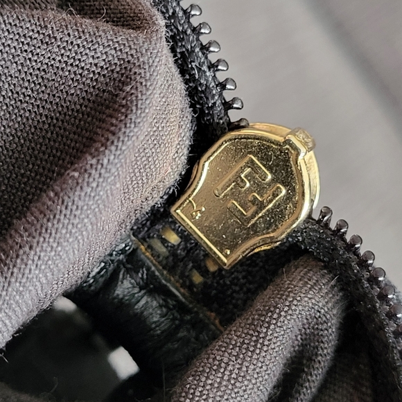 * SOLD on Marketplace* - Fendi Black Zucchino Small Tote Bag - Picture 12 of 17